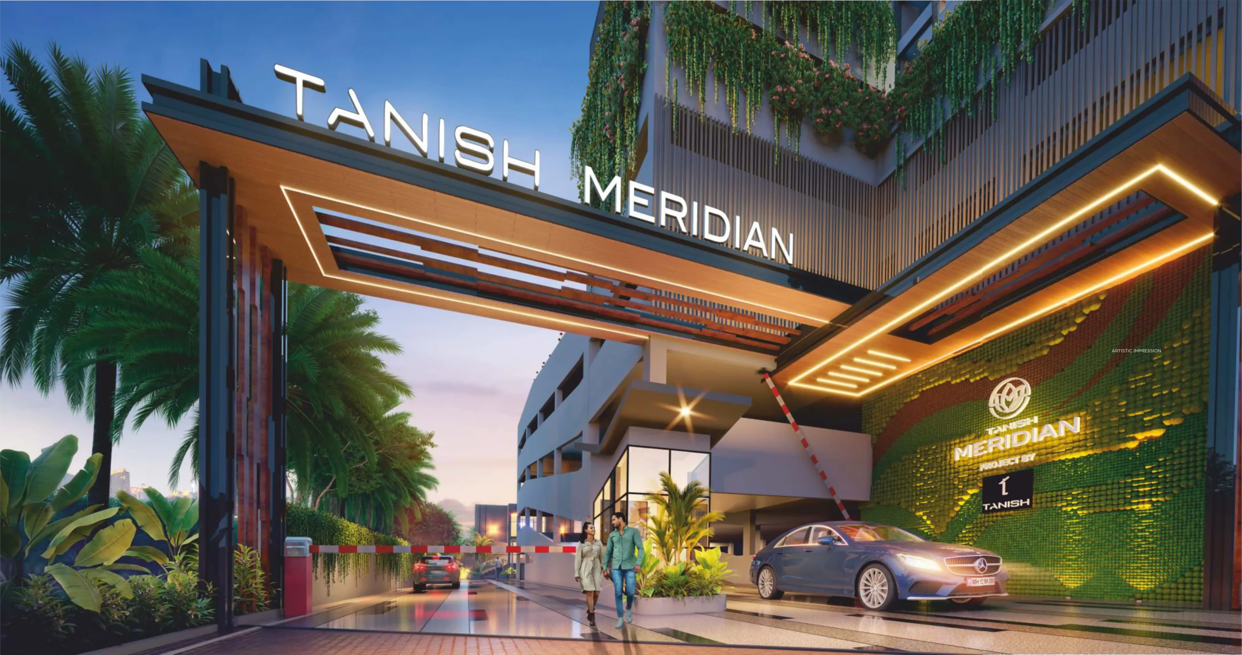 TANISH MERIDIAN CHARHOLI ENTERANCE GATE