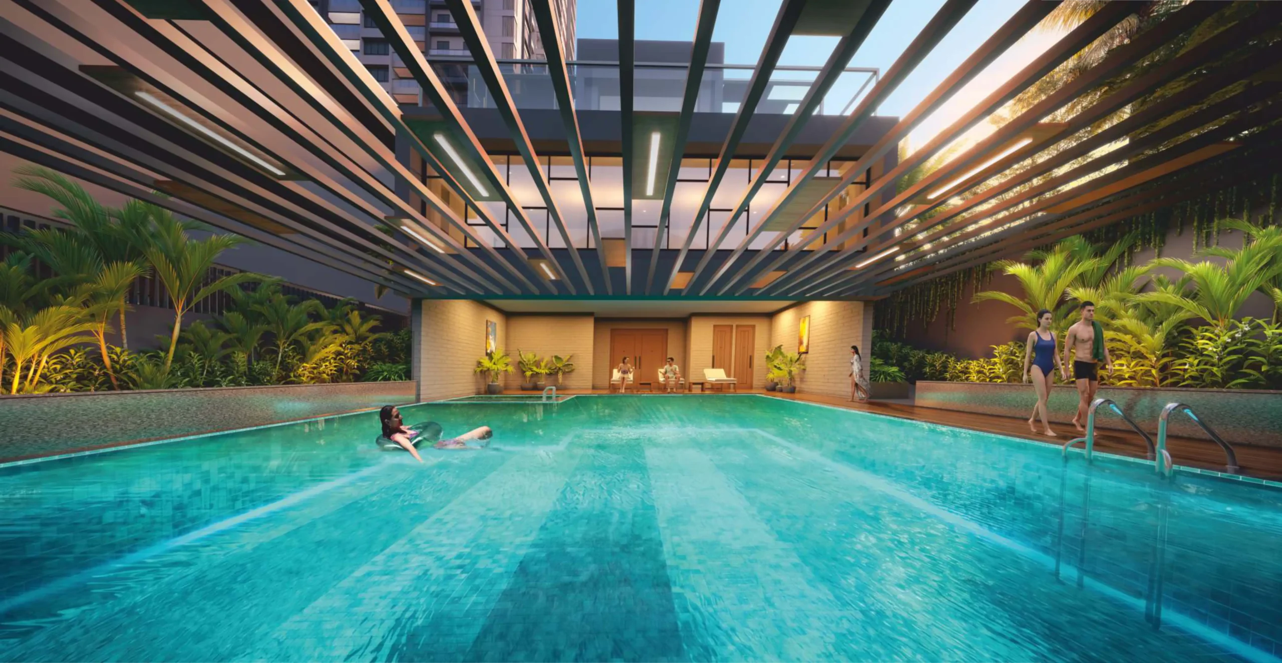 SWIMING POOL - TANISH MERIDIAN CHARHOLI